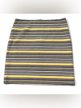 Ann Taylor Outlet Striped Stretchy Skirt NEW!